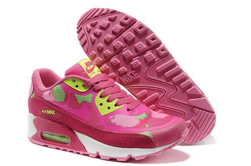 Wmns Nike Air Max 90 Prem Tape Sn Women Pink Green Running Shoes Usa